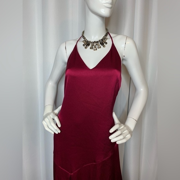 Halston Heritage Slip Dress in Mauve - Picture 6 of 13
